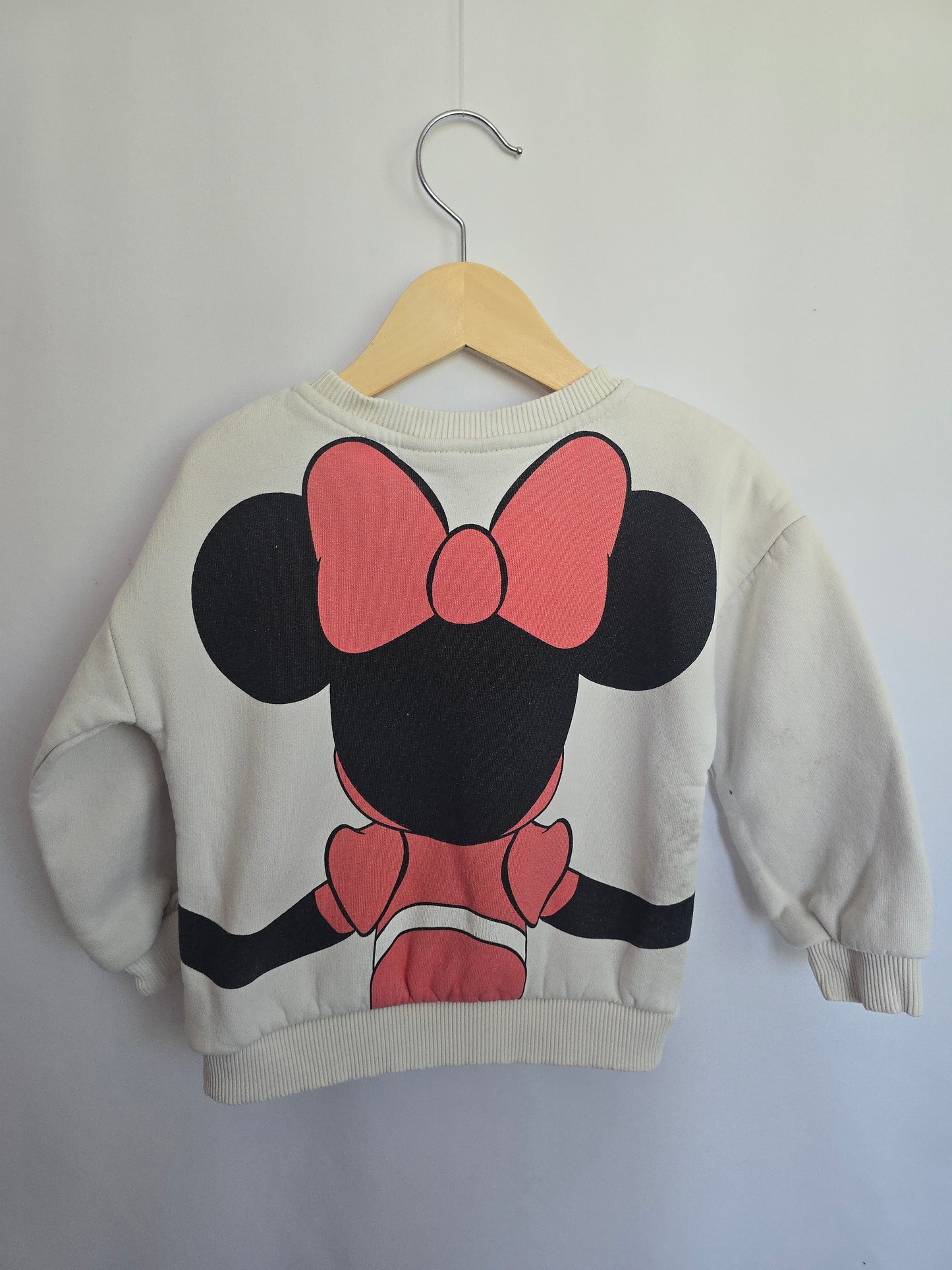 PLAY Zara Minnie Hug Me Crewneck • 1-2 years