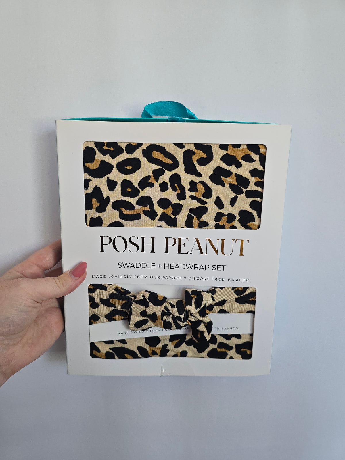 NEW Posh Peanut Rainbow Lana Swaddle & Headwrap