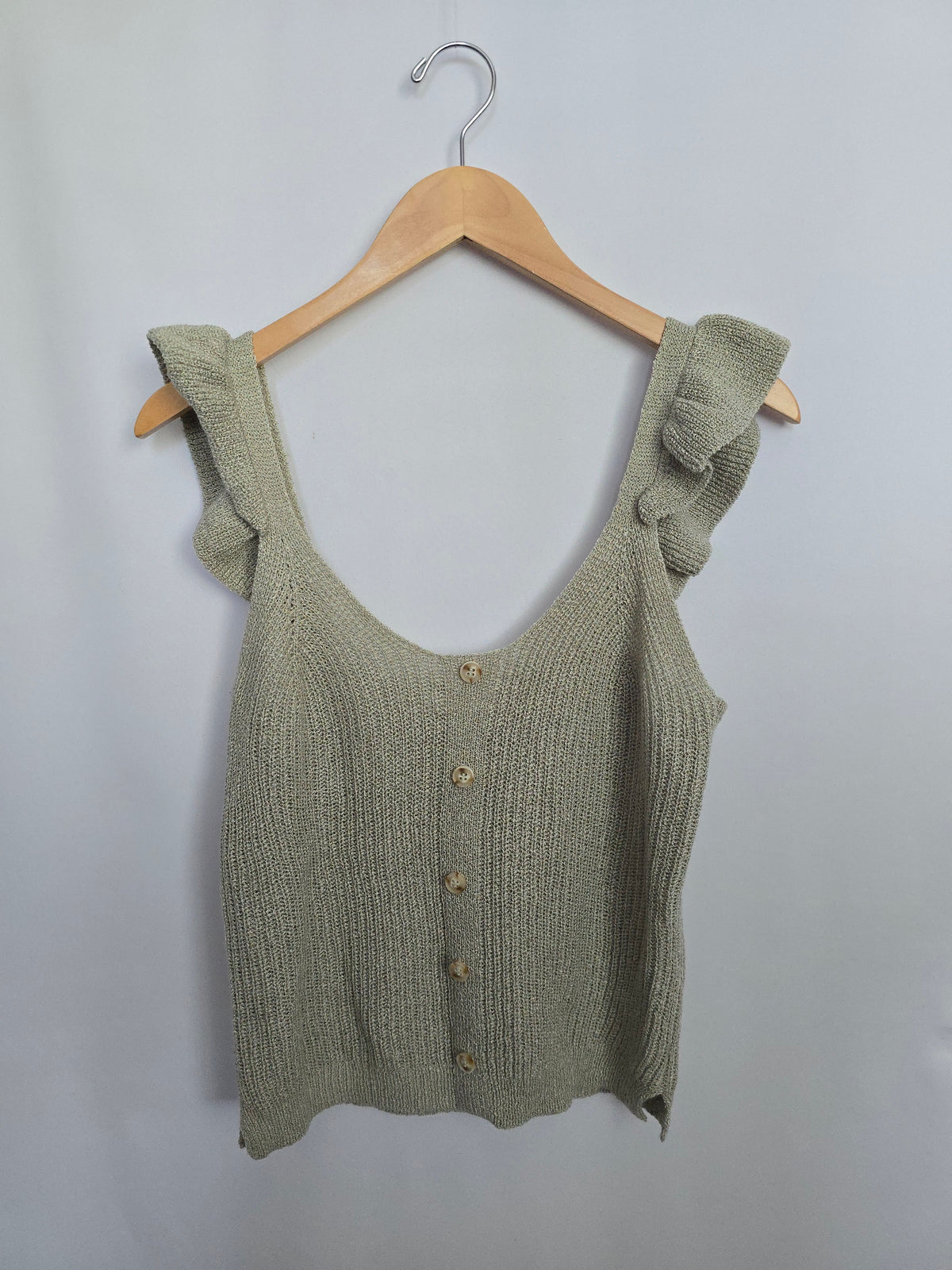 Mine Sage Knit Tank • Large