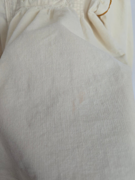 Zara Cream Embellished Top Cord Dress • 18-24 months