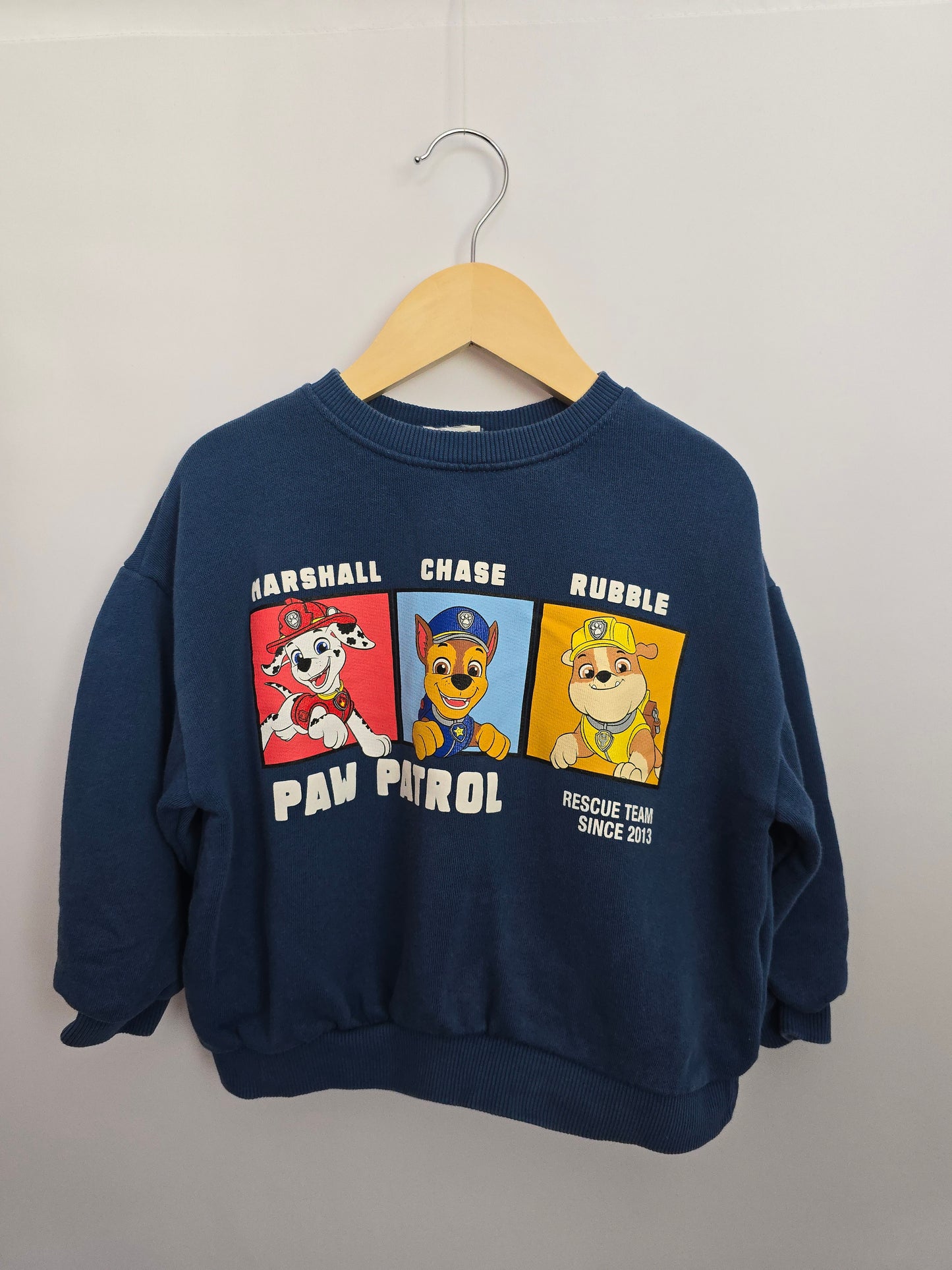 Zara Blue Paw Patrol Crewneck • 4 years