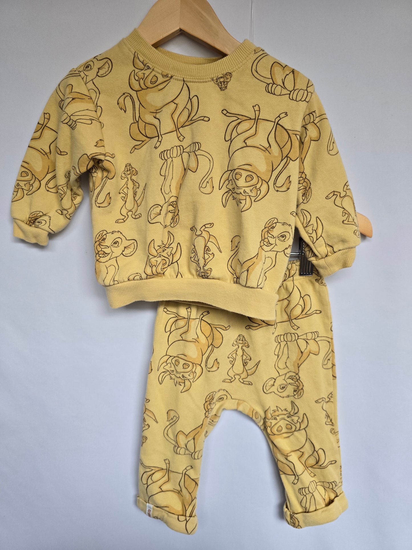 Disney Baby Lion King Crewneck & Joggers Set • 12 months