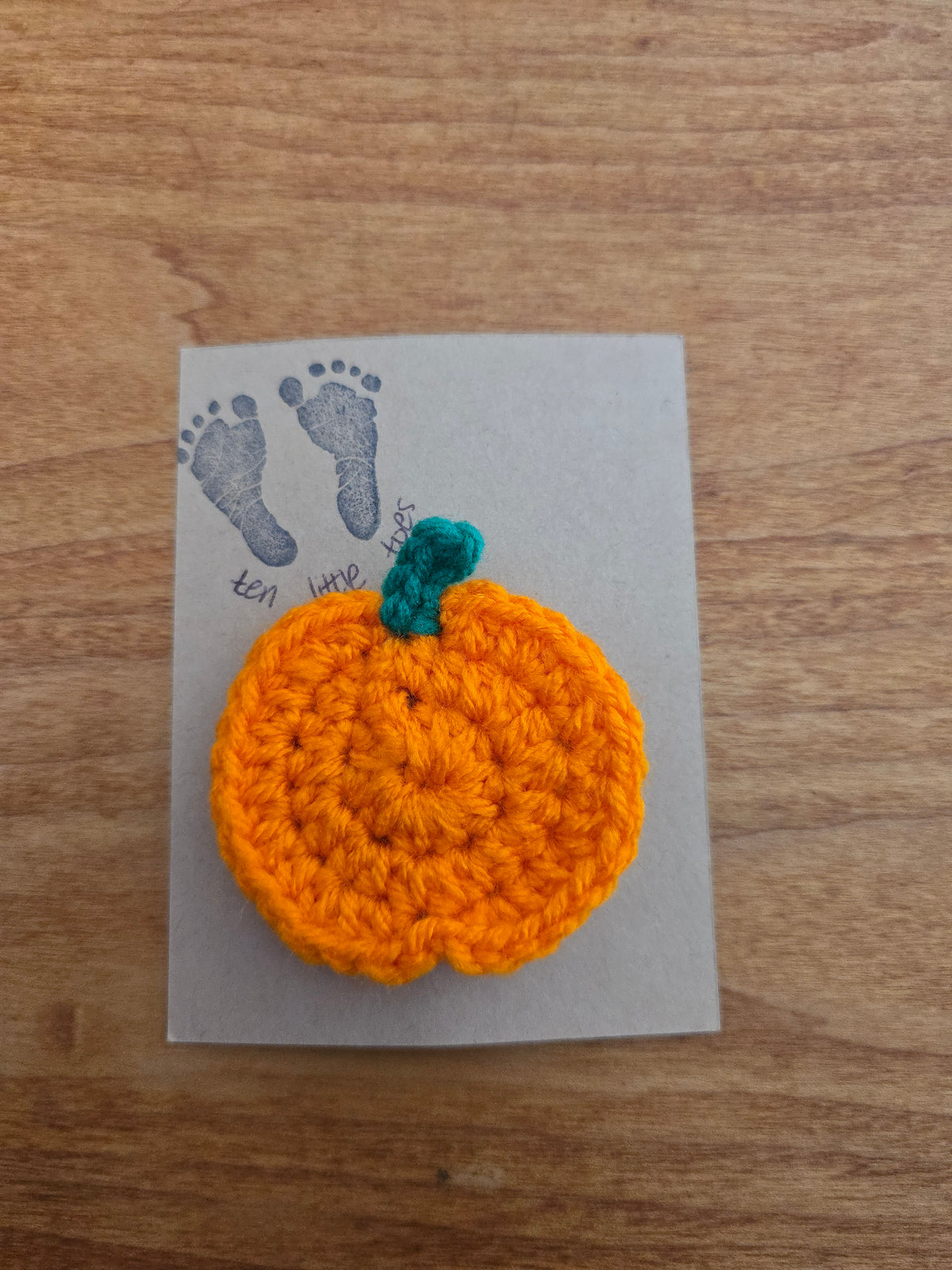 Large Pumpkin Patch Pumpkin Hairclip