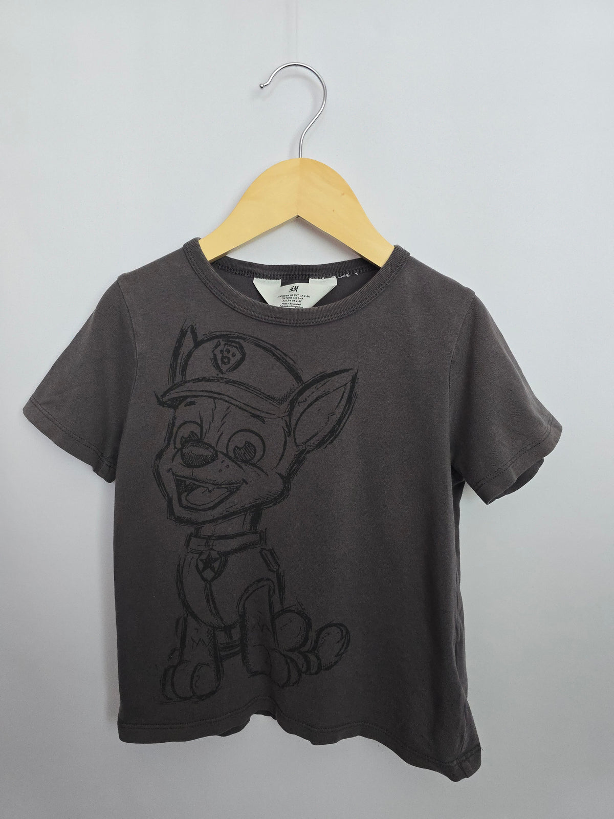 PLAY H&M Grey Paw Patrol Tee • 2-4 years