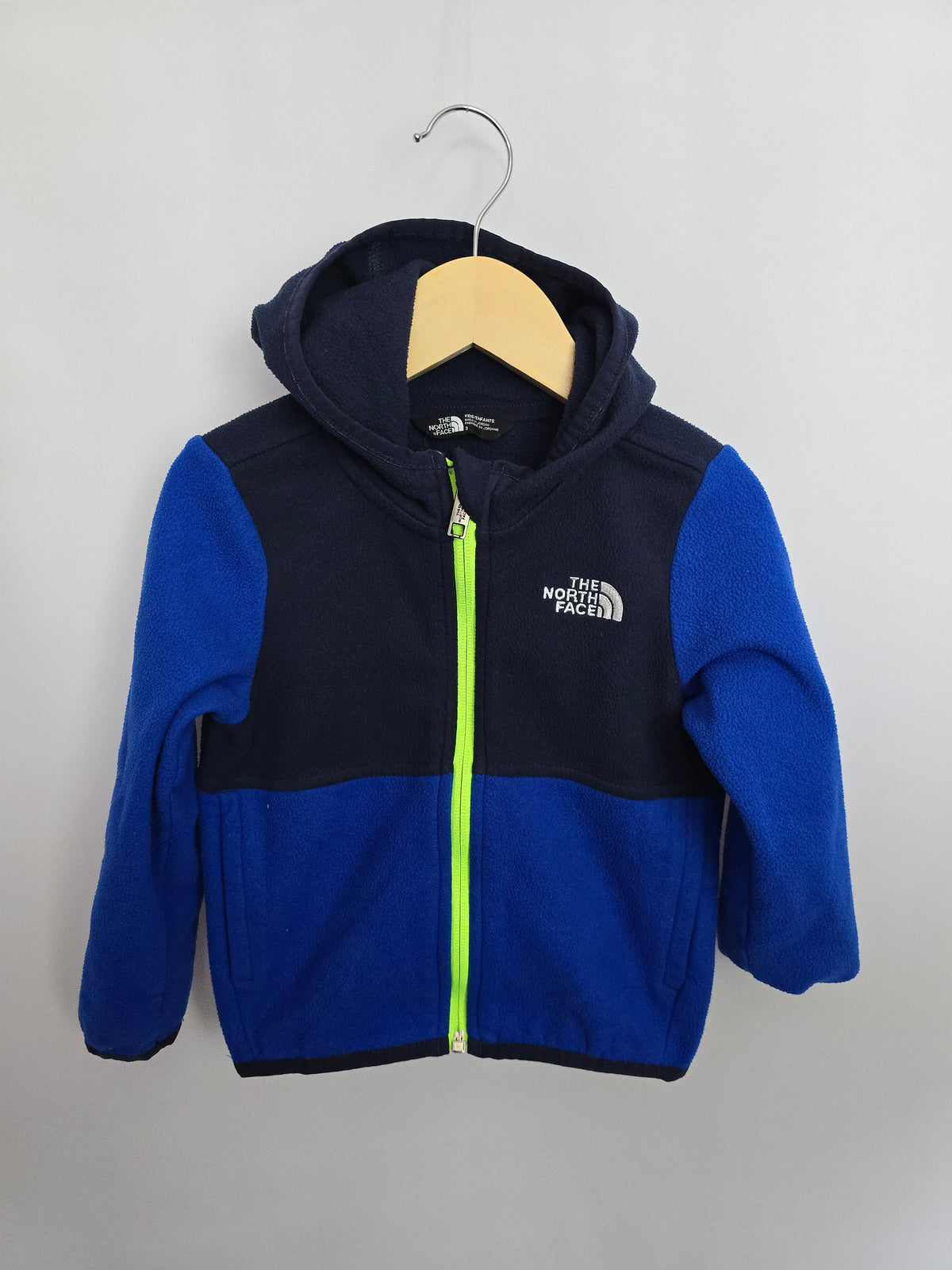 The North Face Blue Zip Hoodie • 3 years