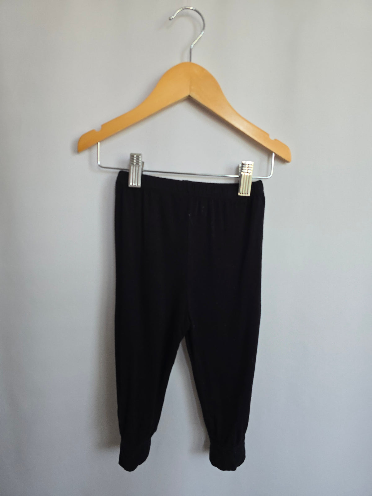 Kyte Black Joggers • 6-12 months