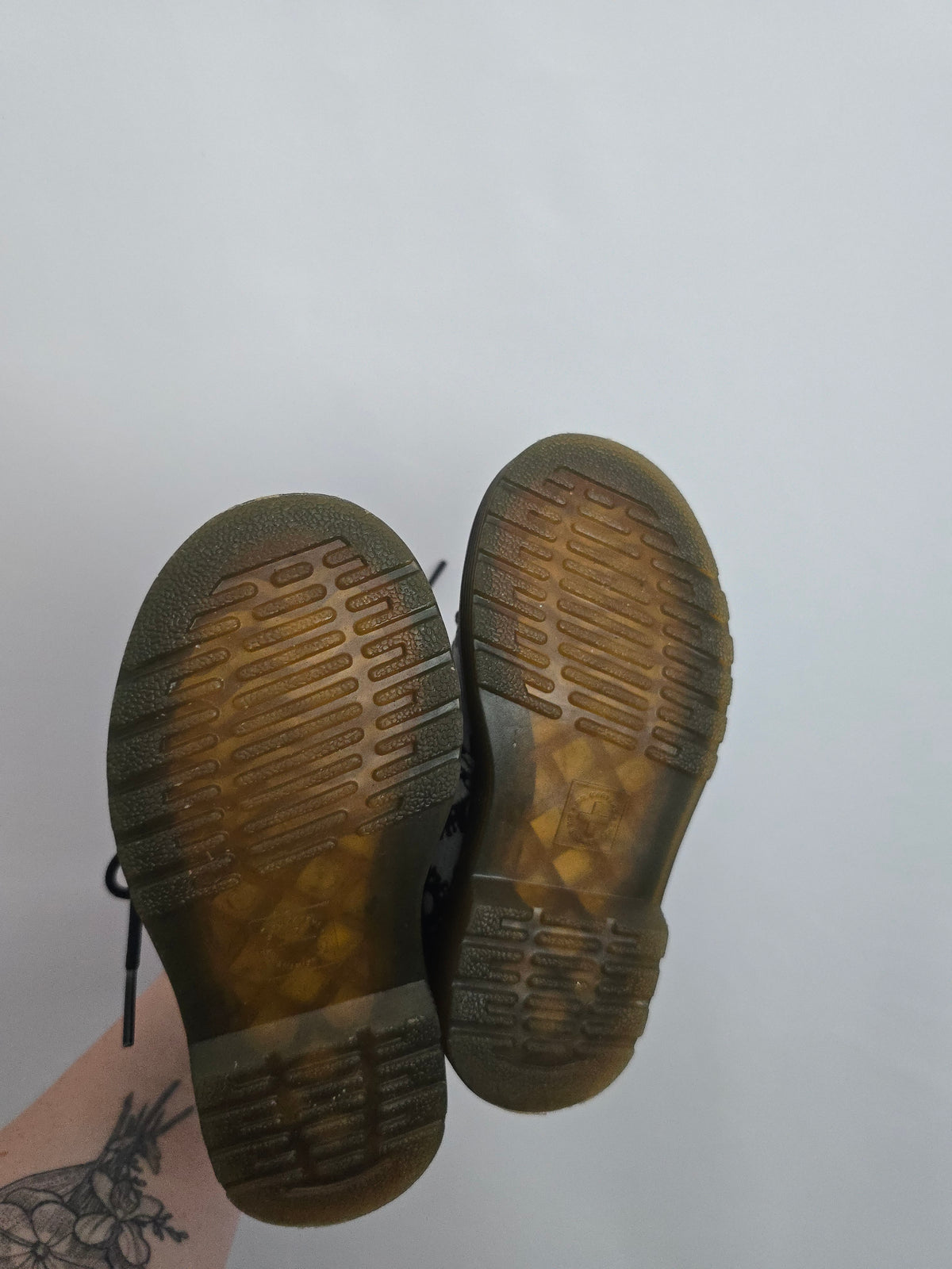 Doc Martens Toddler 1460 Space Reflective Lace Up Boots • 8C