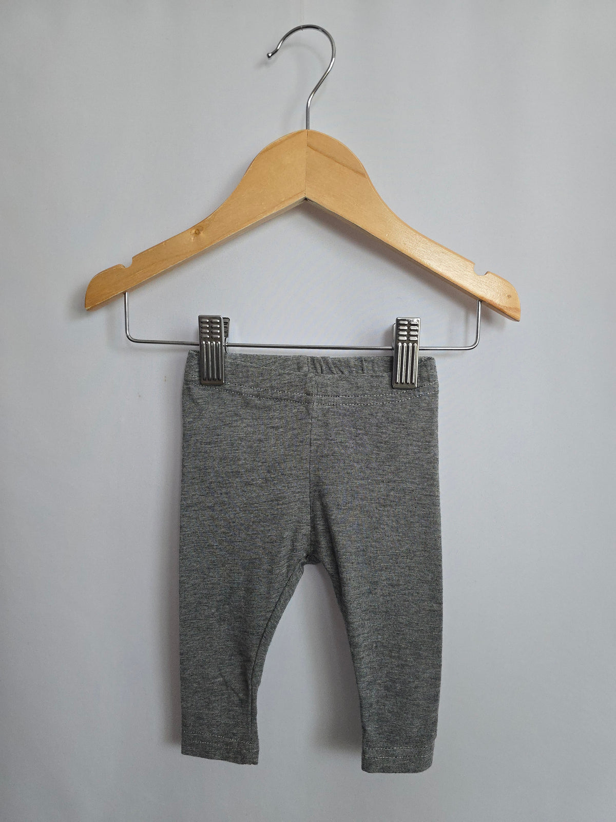 Childhoods Charcoal Ribbed Pants • 3-6 months