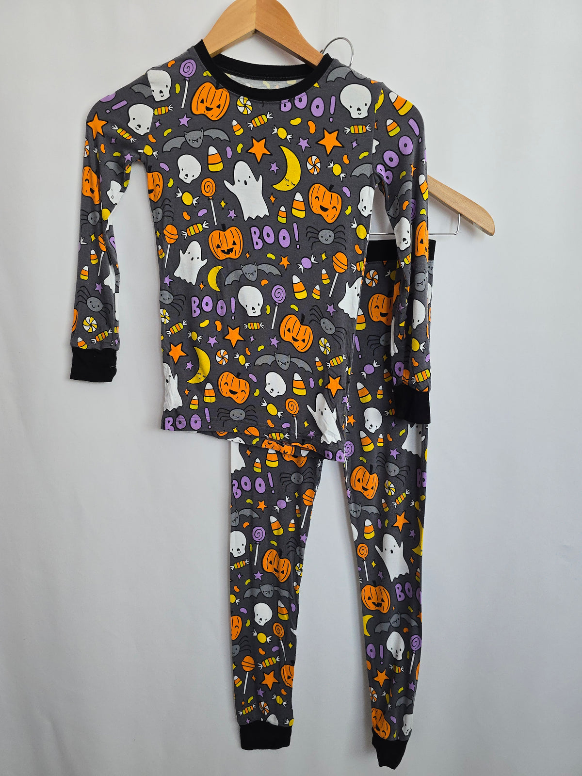 Little Sleepies Candycorn Pajama Set • 7-8 years