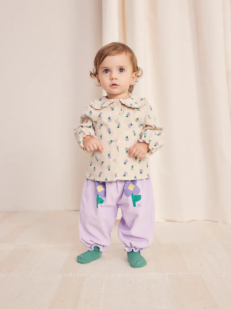Bobo Choses Baby Pansy Floral Cord Collared Blouse (2) • 24 months