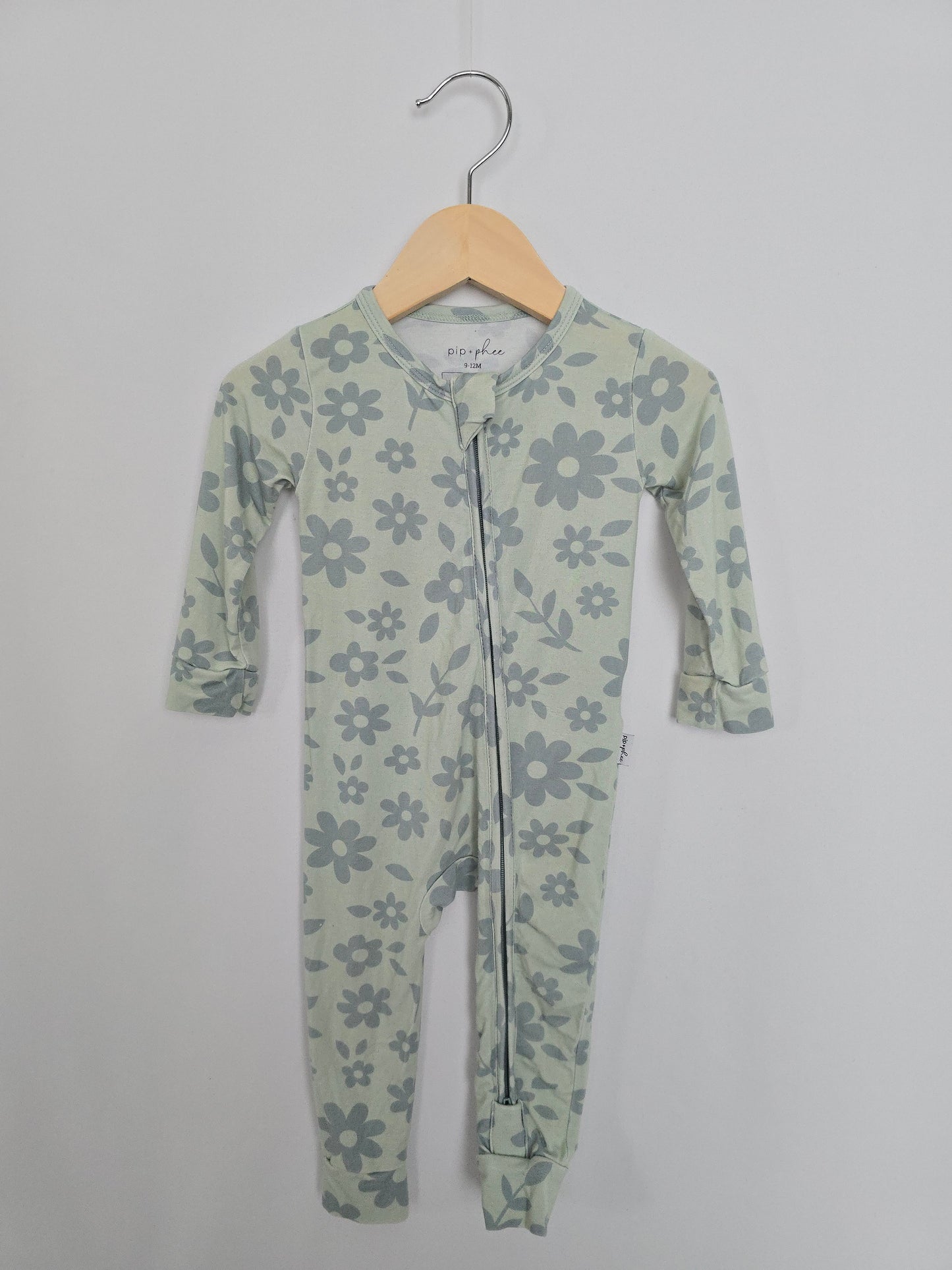 Pip & Phee Daisies Zip Romper • 9-12 months