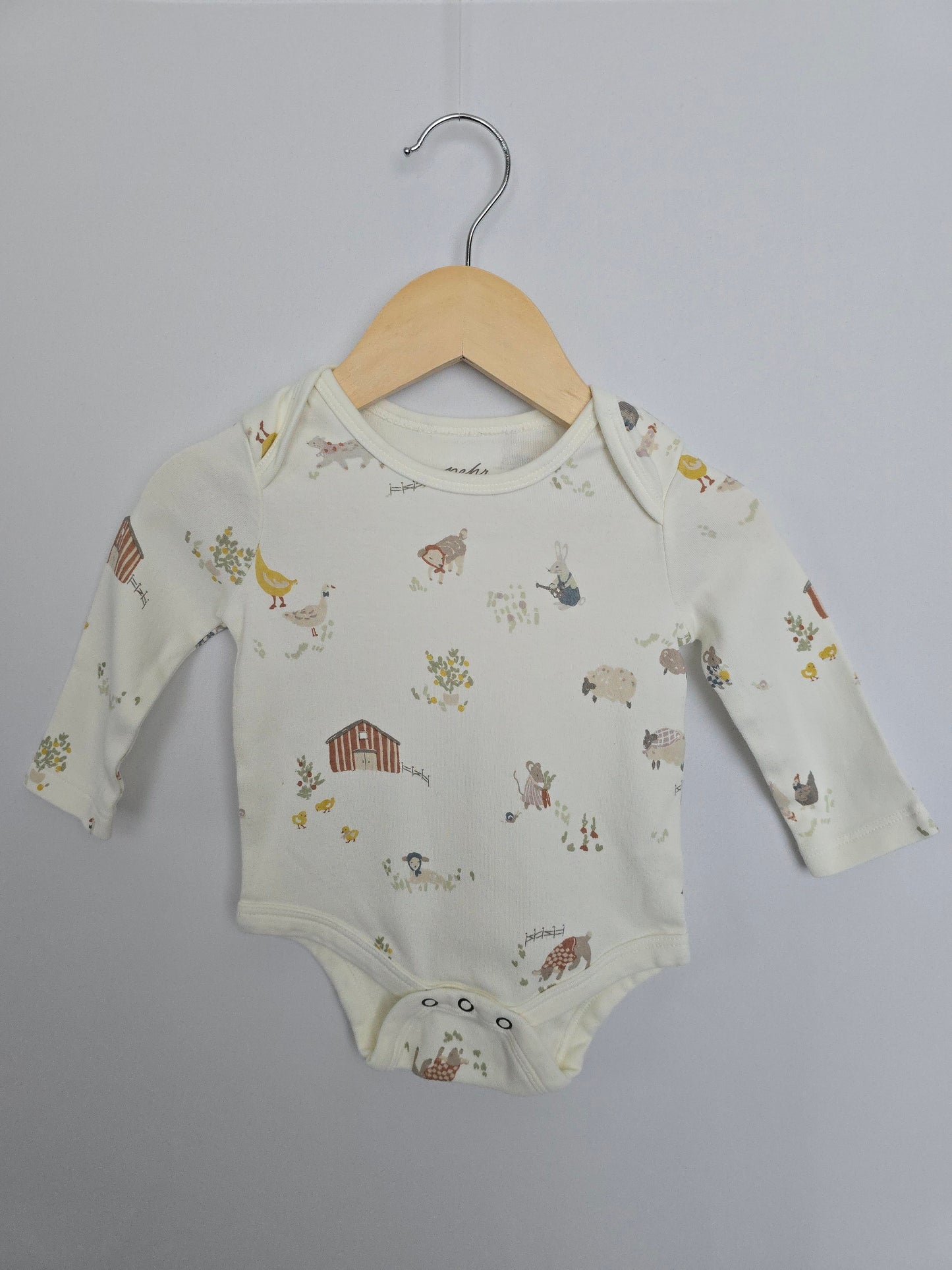 Pehr Organic Cotton On The Farm Bodysuit • 3-6 months