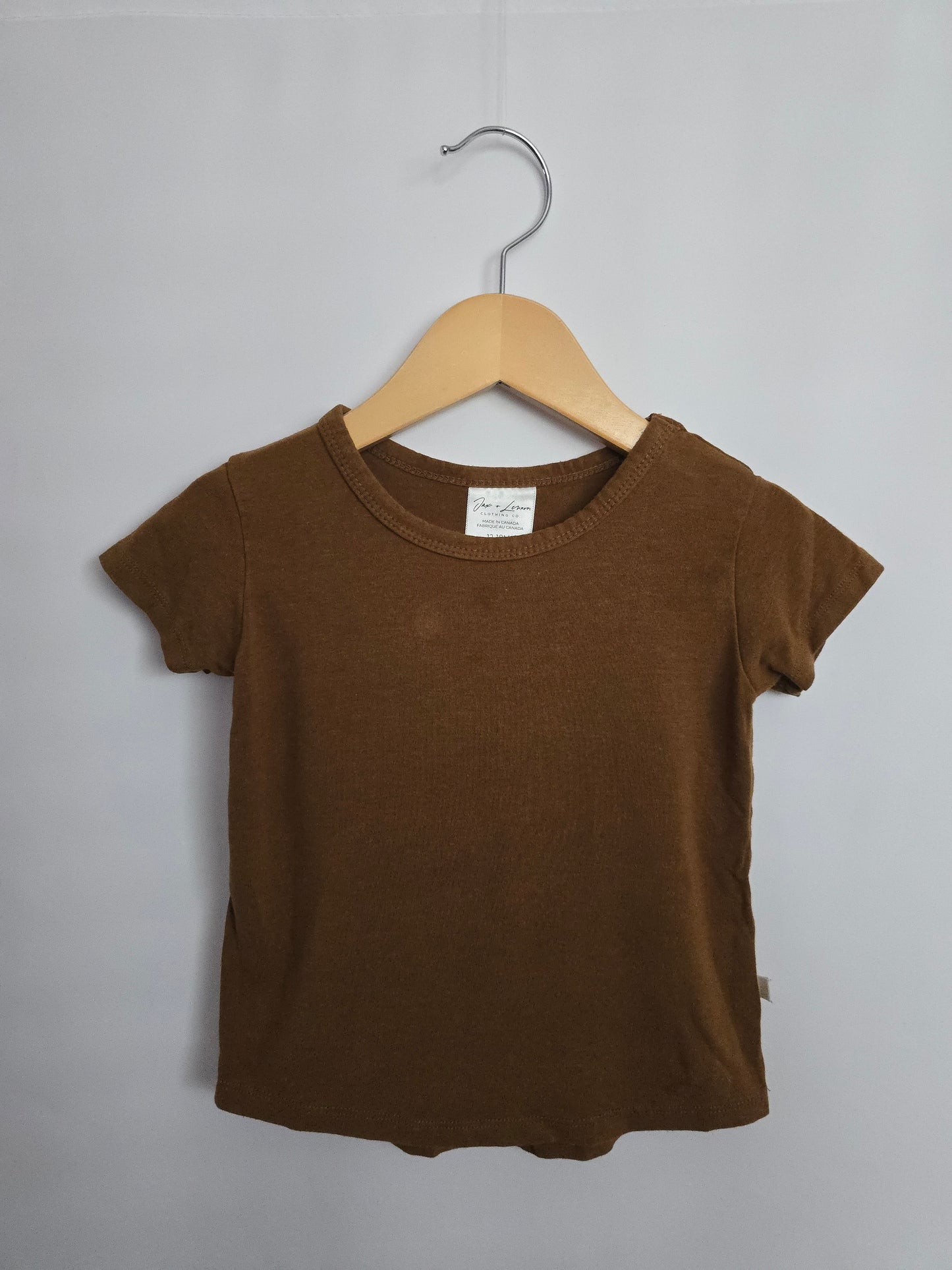 PLAY Jax & Lennon Bronze Basic Tee • 12-18 months