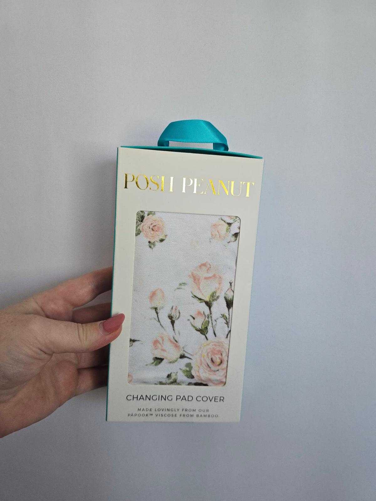 NEW Posh Peanut Floral Changing Pad Cover