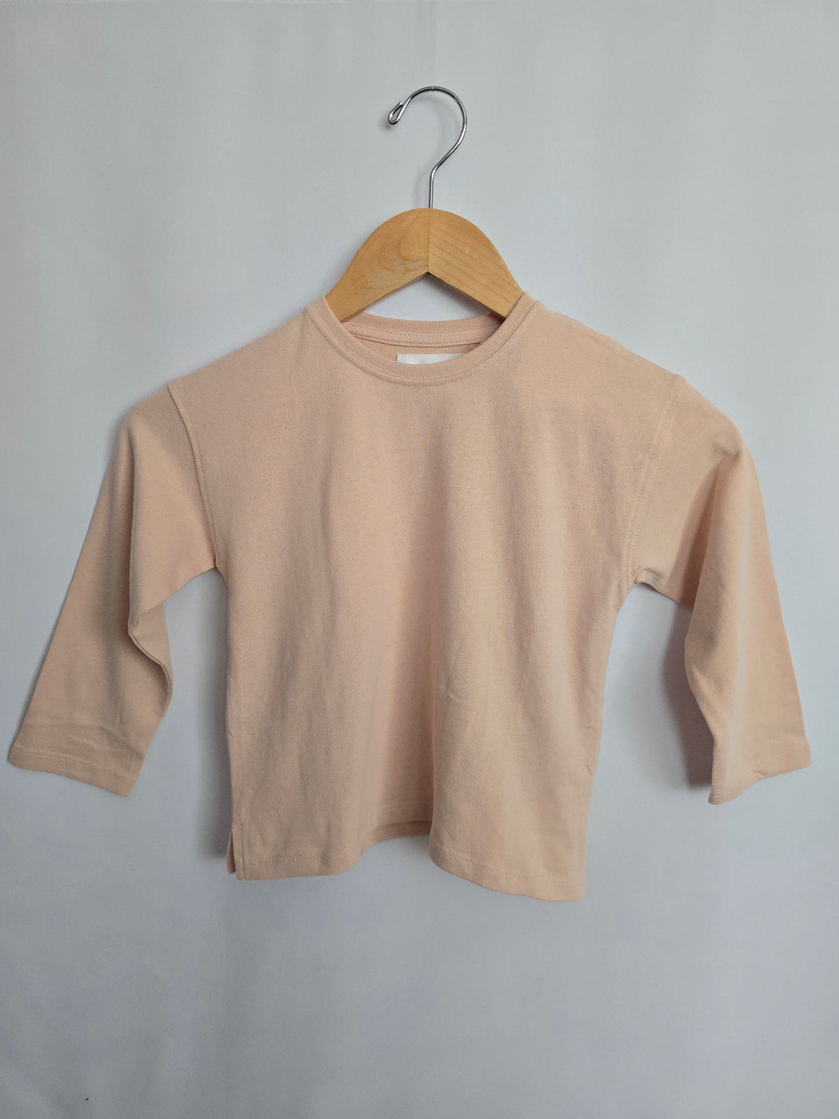 NEW Zara Blush Basic Long Sleeve • 3-4 years