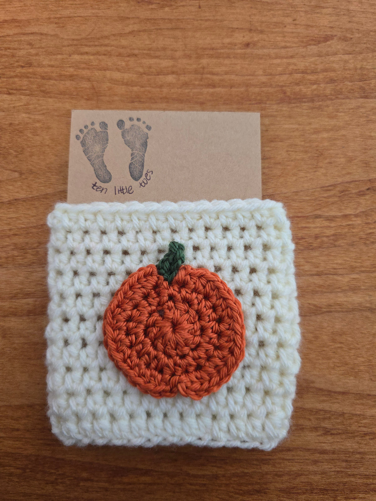 Pumpkin Coffee Cup Cozy