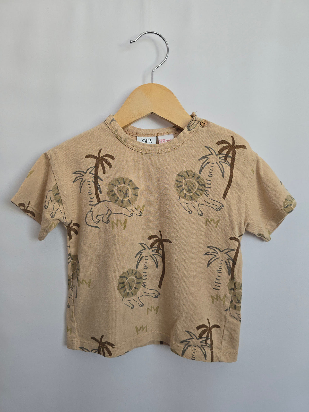 Zara Lions Tee • 9-12 months