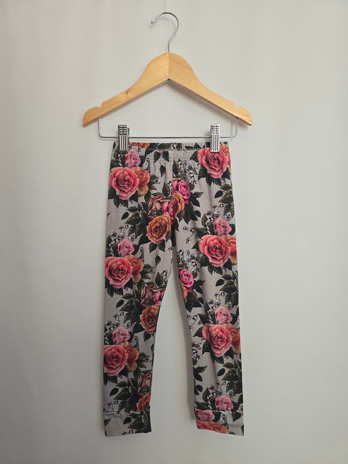 Little & Lively Antique Floral Leggings • 4 years