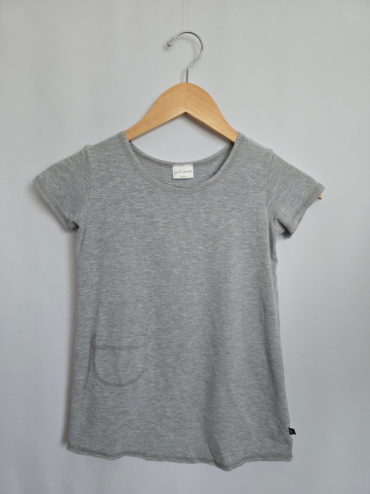 PLAY Jax & Lennon Grey Boho Dress • 5-6 years