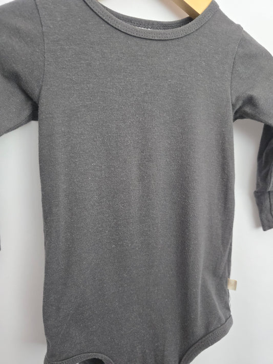 PLAY Jax & Lennon Dark Grey Bodysuit • 6-12 months