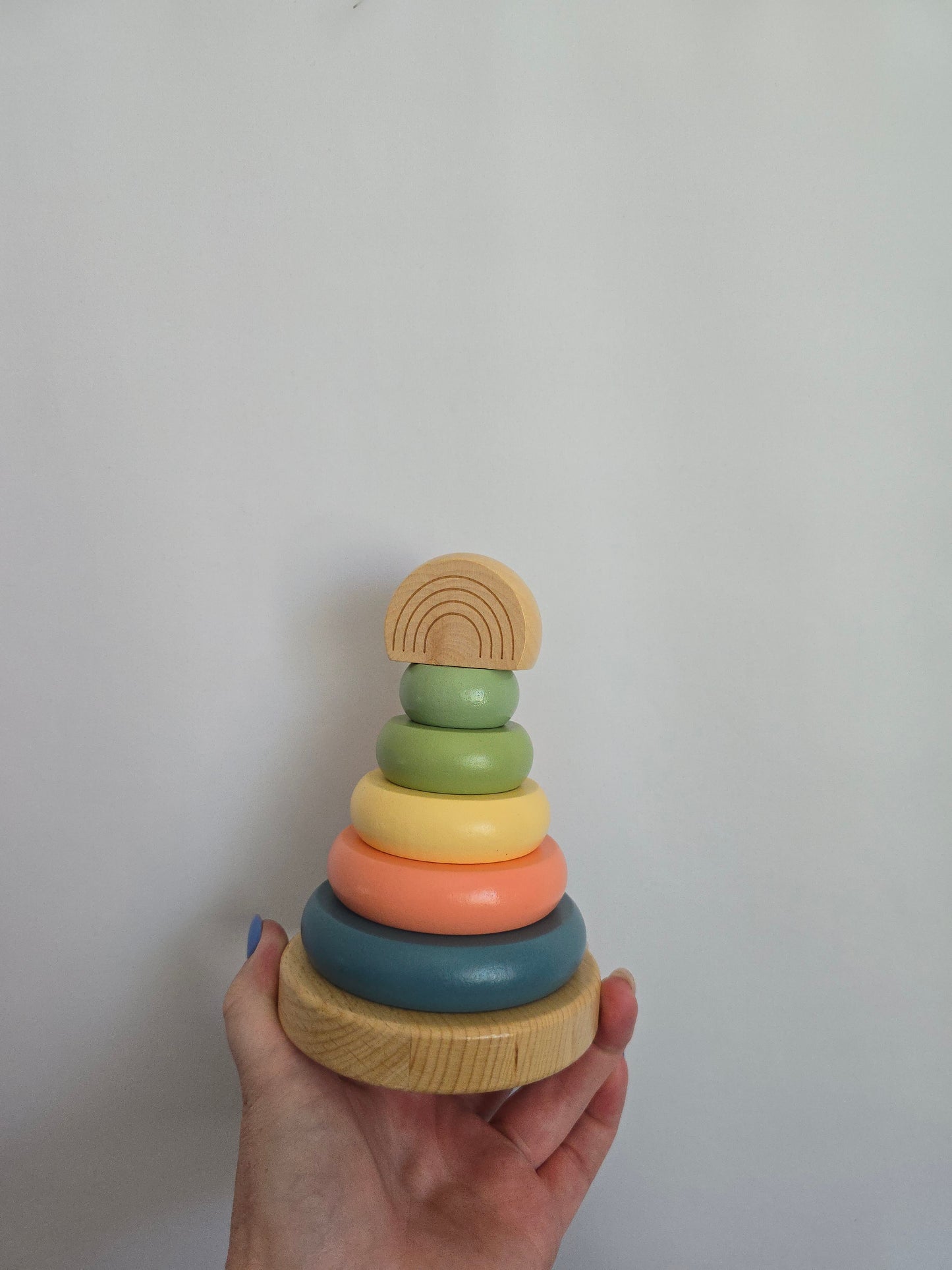 Pearhead Rainbow Stacking Toy