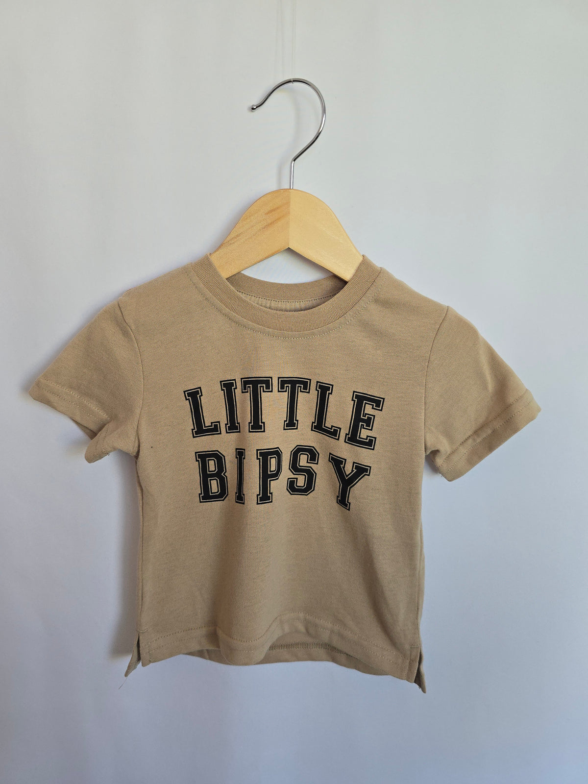 Little Bipsy Tan Tee • 12-18 months