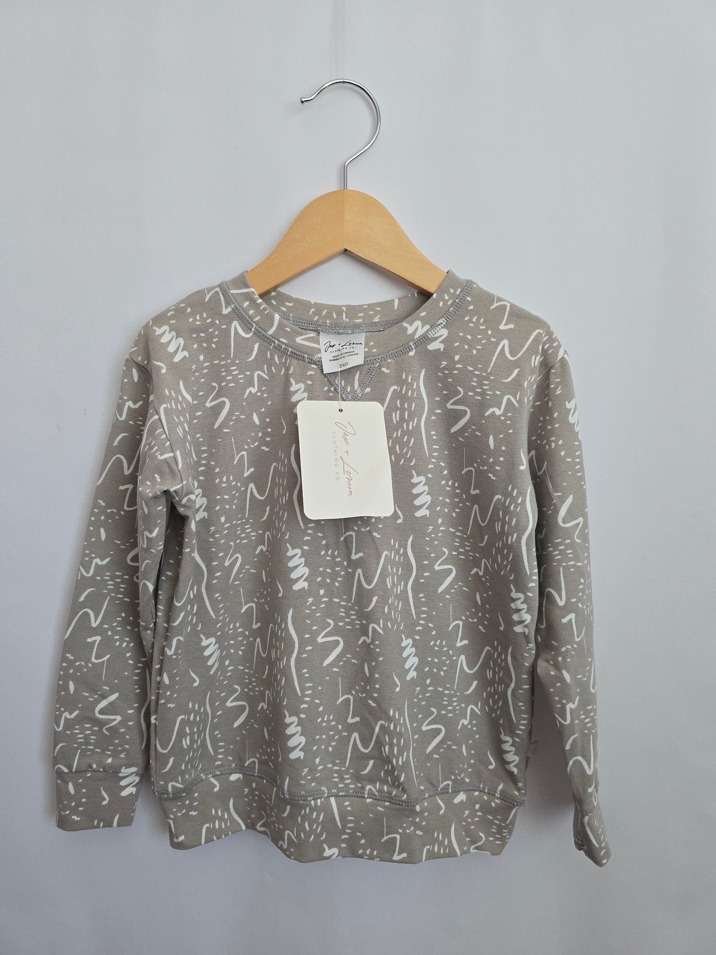 NEW Jax & Lennon Shoreline Crewneck • 3-4 years