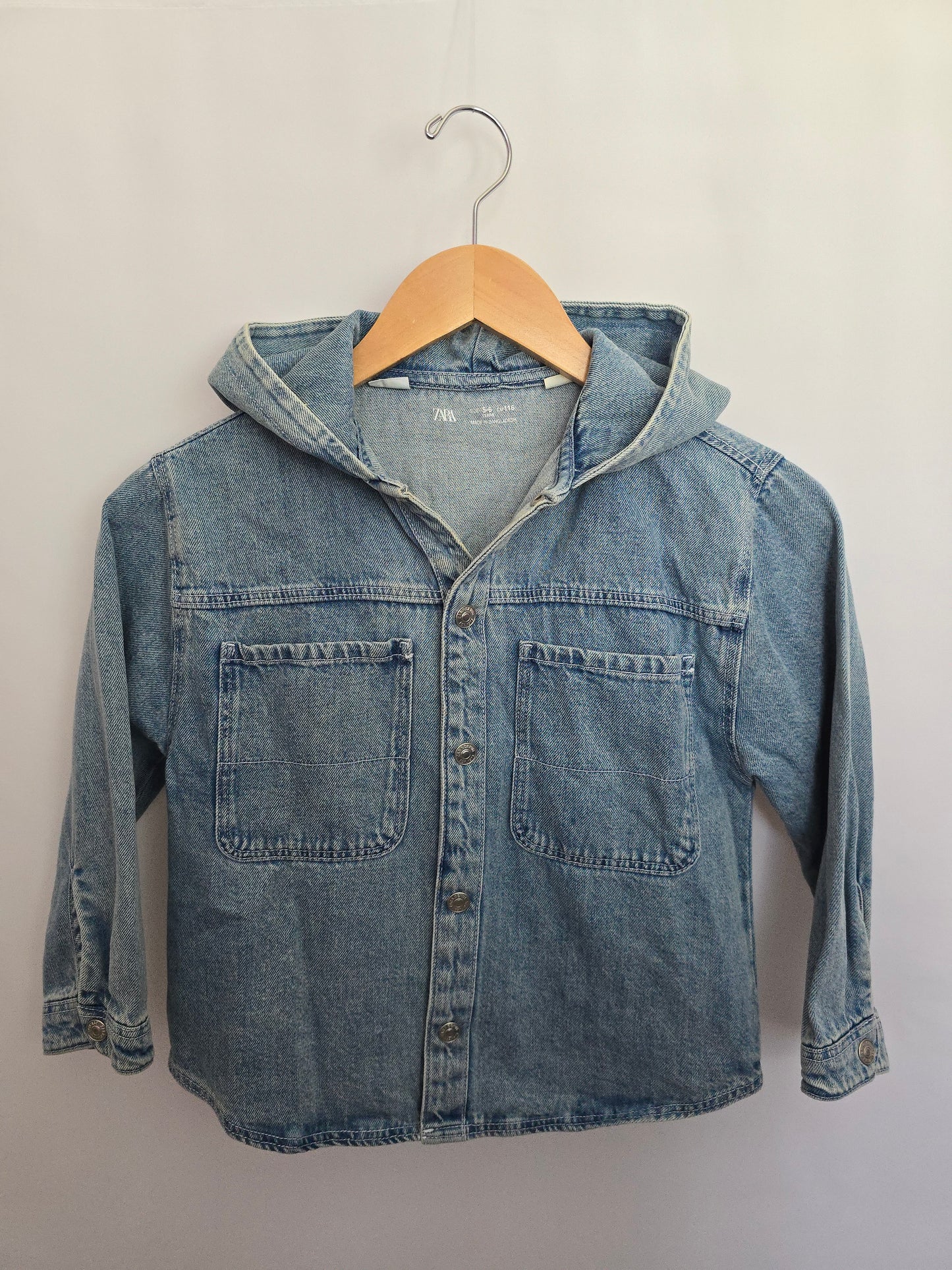 Zara Denim Shacket • 5-6 years