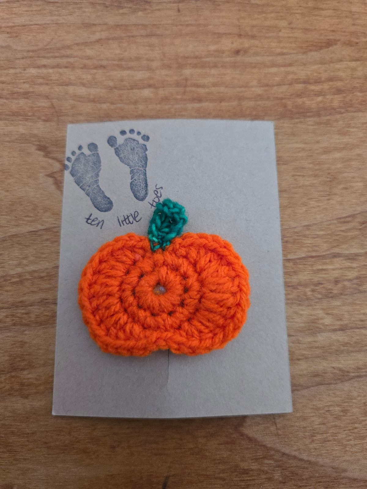 Medium Bright Pumpkin Hairclip