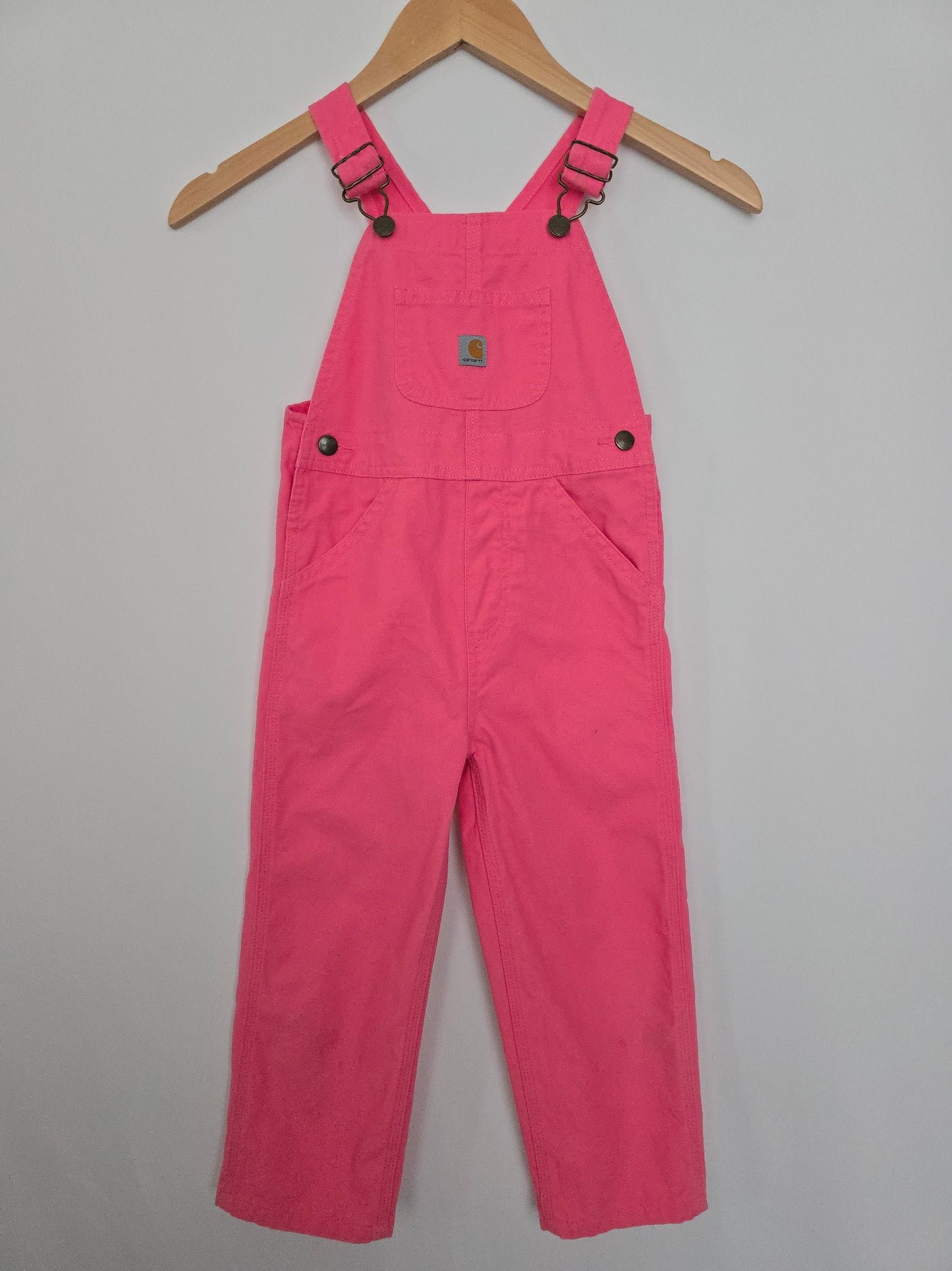 Carhartt Hot Pink Overalls • 4T