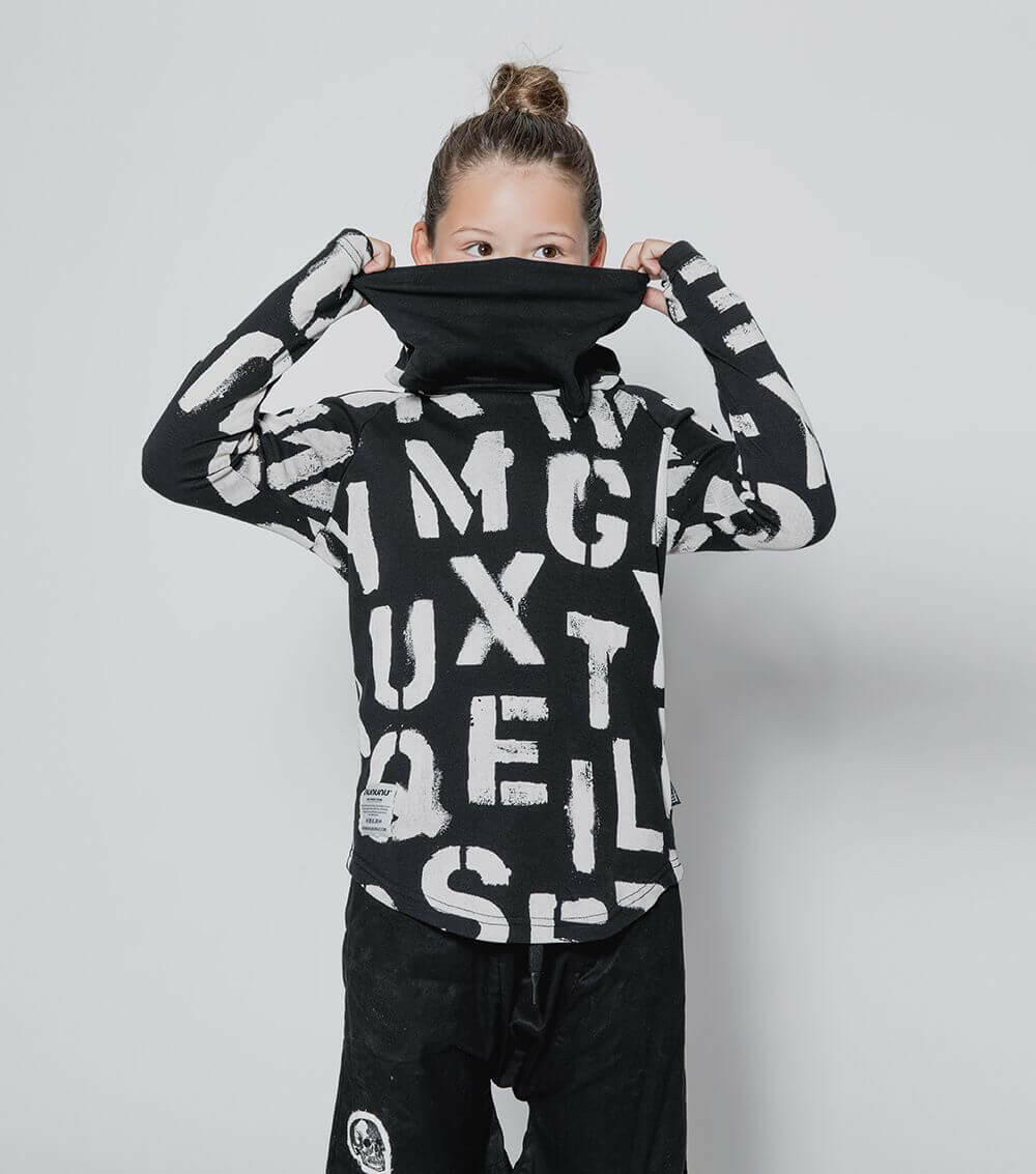 Nununu Letters Ninja Shirt • 8-9 years