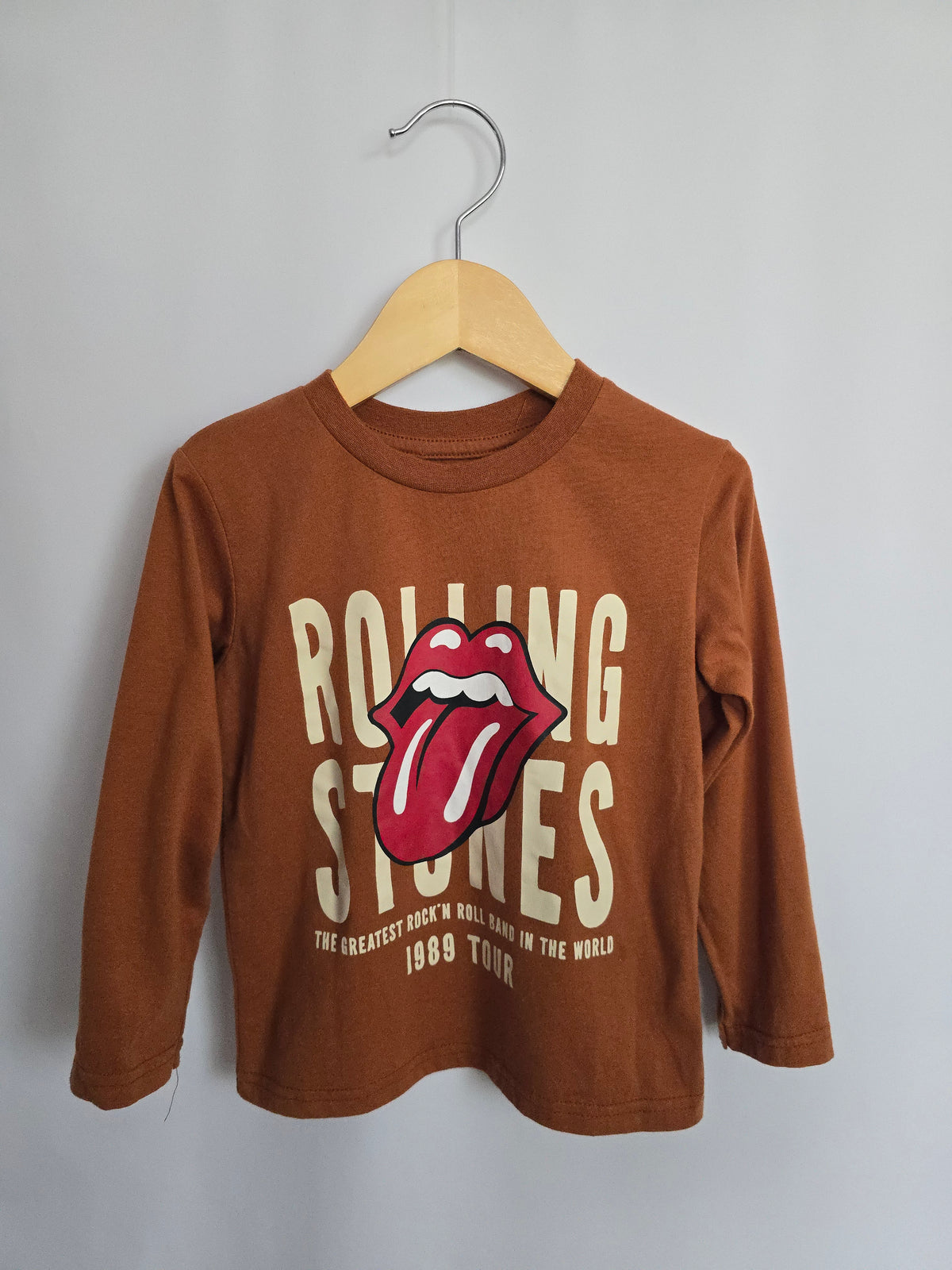 The Rolling Stones Brown Long Sleeve Shirt • 4 years