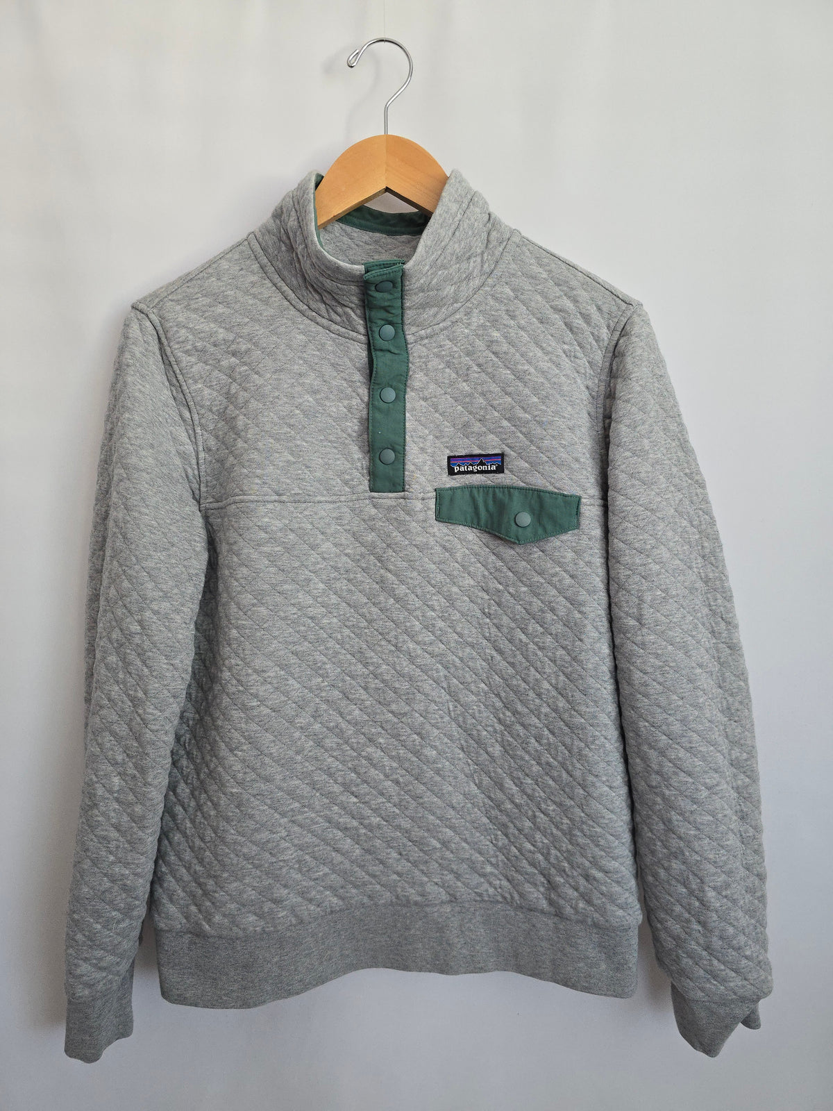 Patagonia Organic Cotton Snaps-T Quilted Pullover • Medium