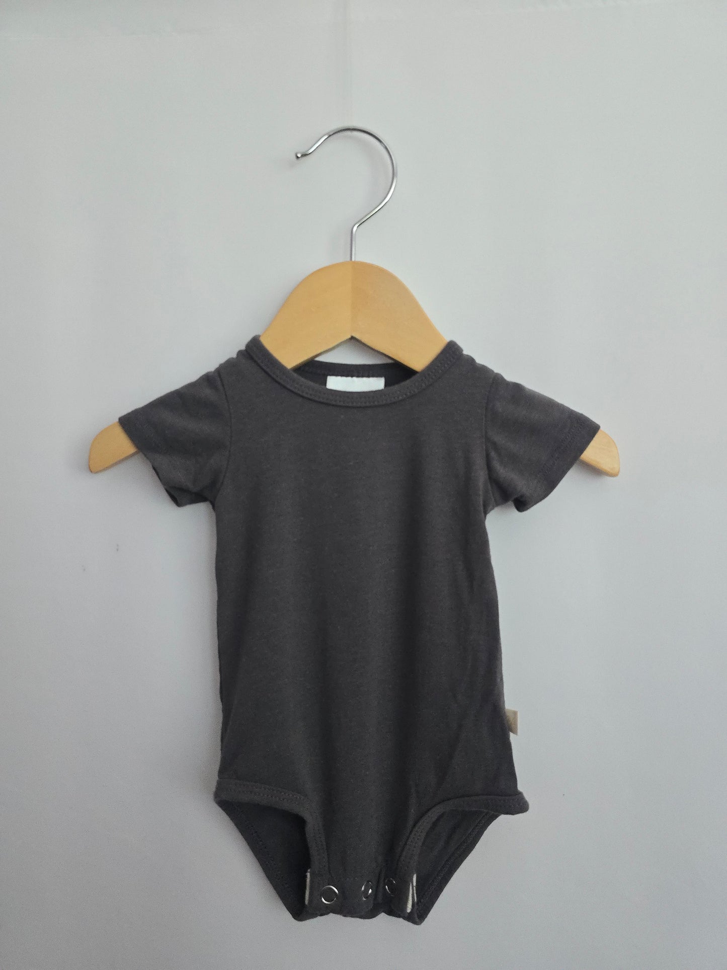 Jax & Lennon Charcoal Bodysuit • Newborn