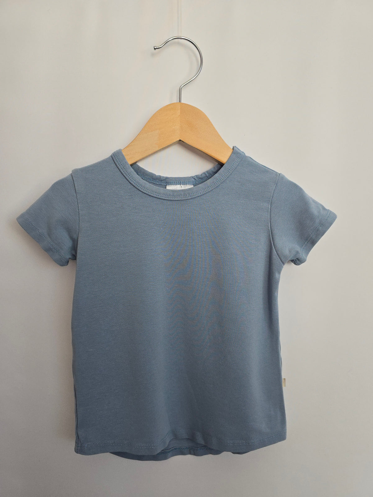 Jax & Lennon Blue Basic Tee • 12-18 months