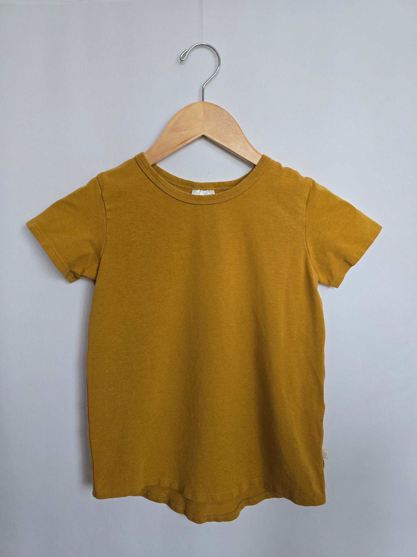 Jax & Lennon Dijon Basic Tee • 6-7 years
