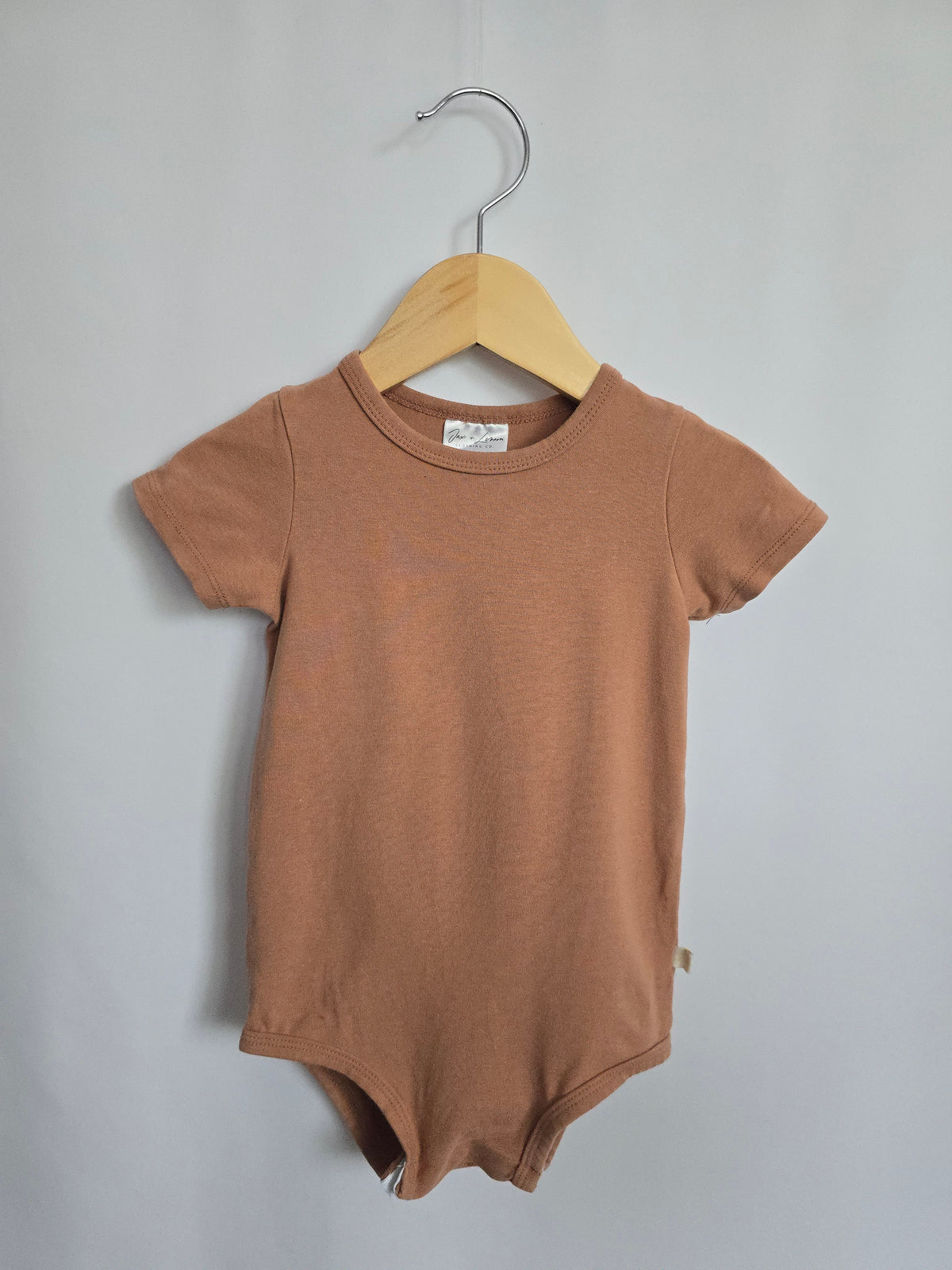 Jax & Lennon Dusty Coral Bodysuit • 12-18 months