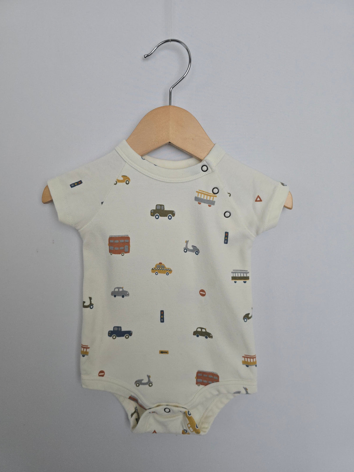 Pehr Organic Cotton Transport Bodysuit • 3-6 months