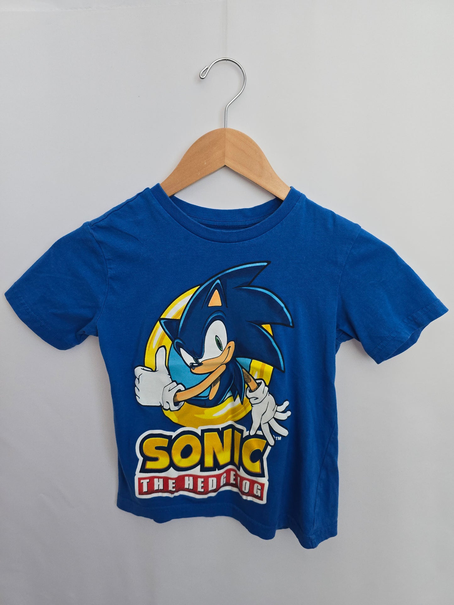 Sonic The Hedgehog Blue Tee • 4-5 years