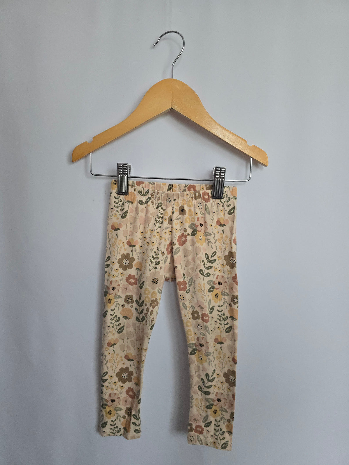 Jax & Lennon Fall Floral Leggings • 12-18 months