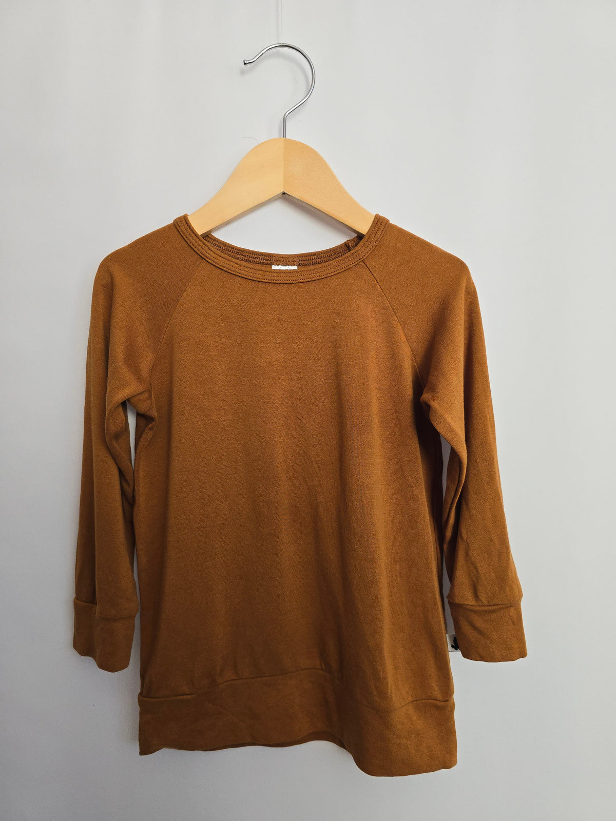 Little & Lively Umber Crewneck • 3-4 years
