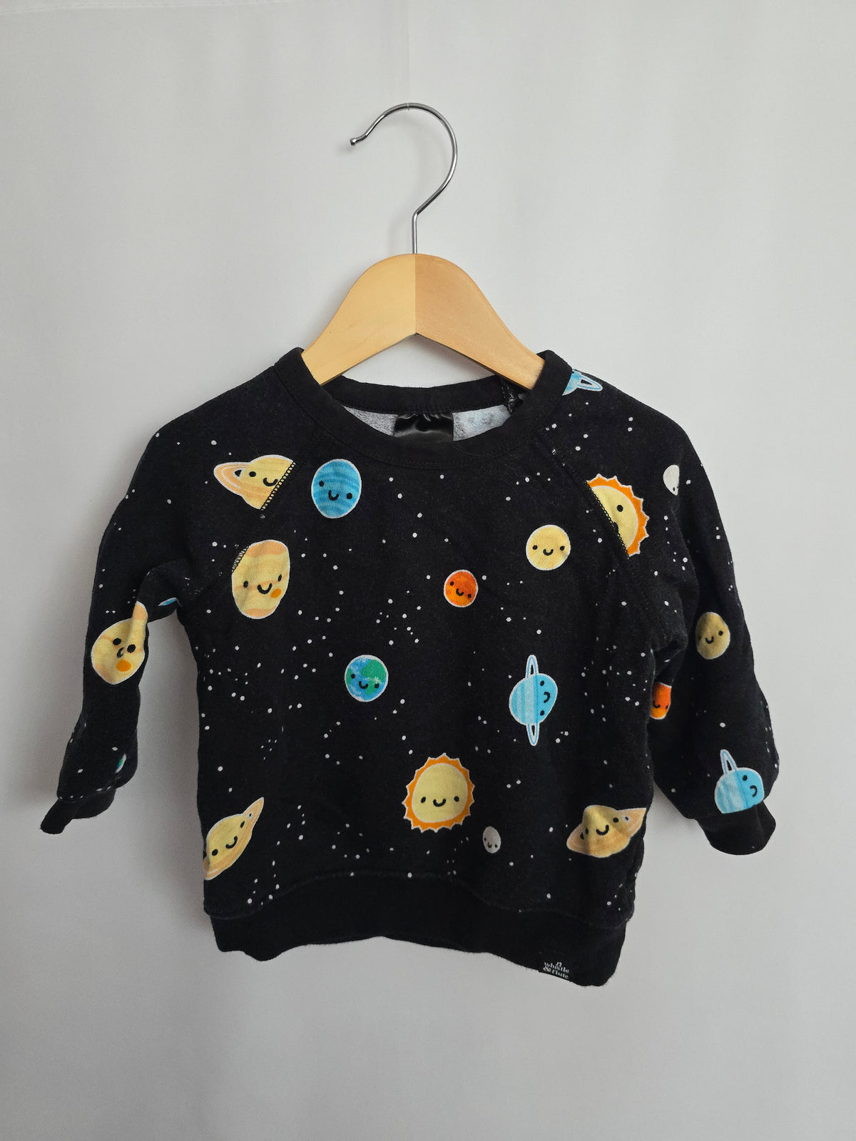 Whistle & Flute Planets Crewneck • 1-2 years