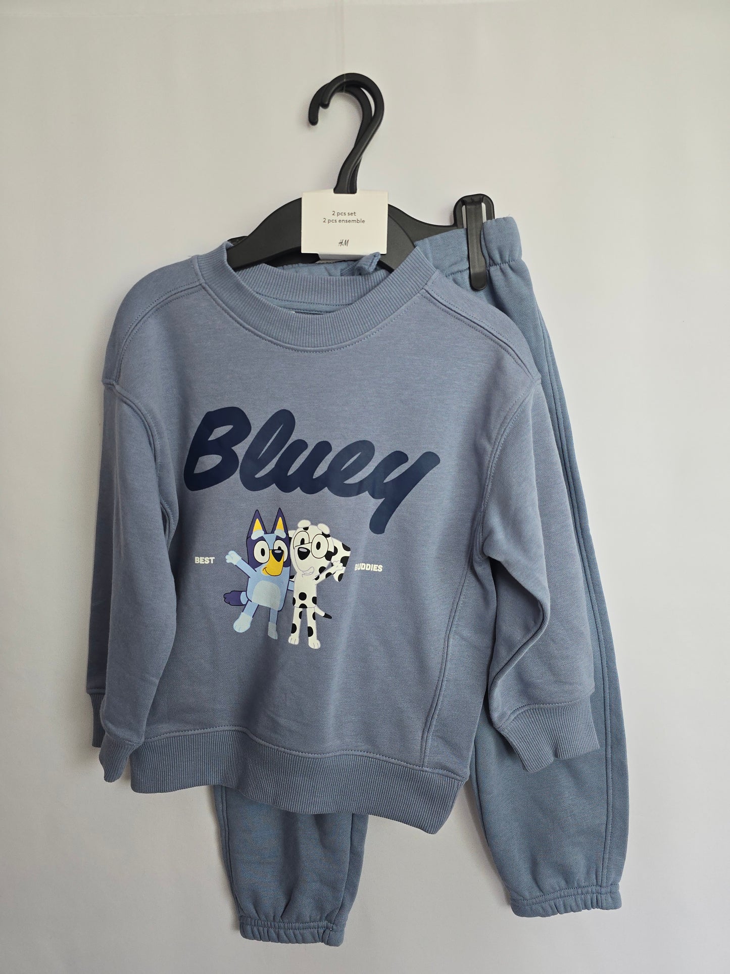 NEW H&M Bluey Crewneck & Joggers Set • 3-4 years