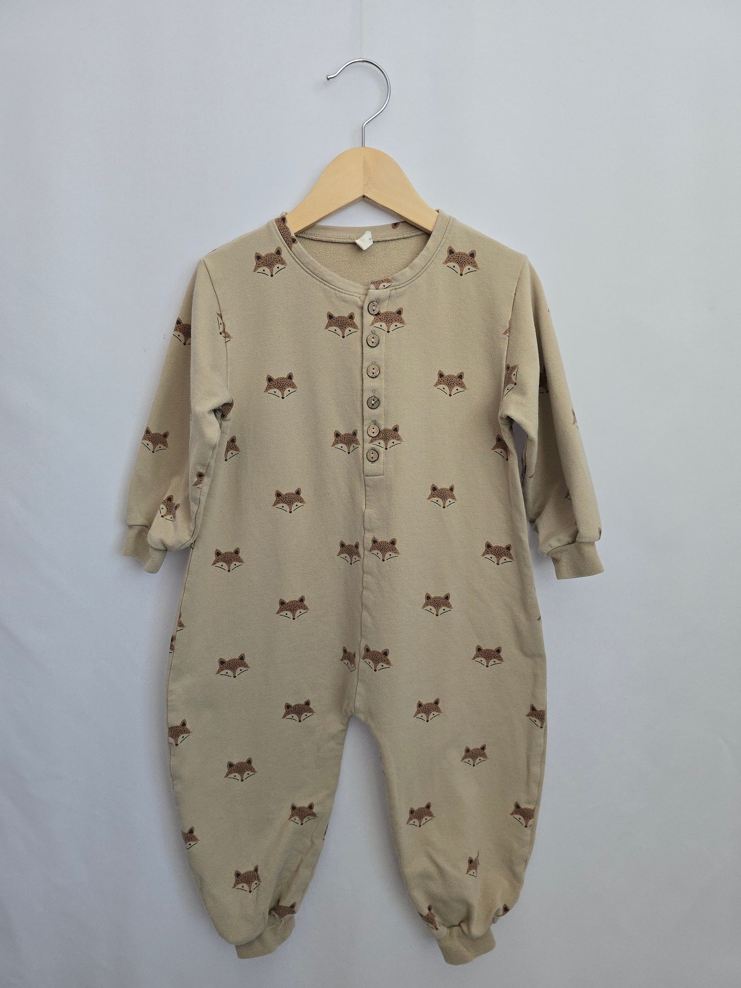 Quincy Mae Fox Terry Romper • 2-3 years
