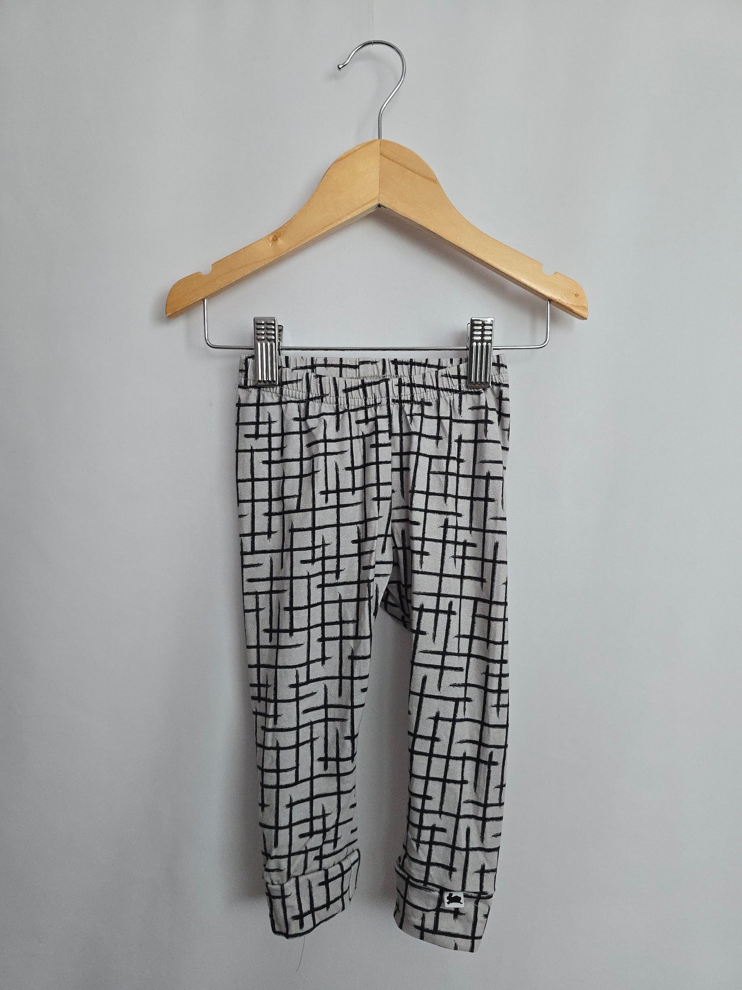 Little & Lively Crosshatch Leggings • 12-18 months