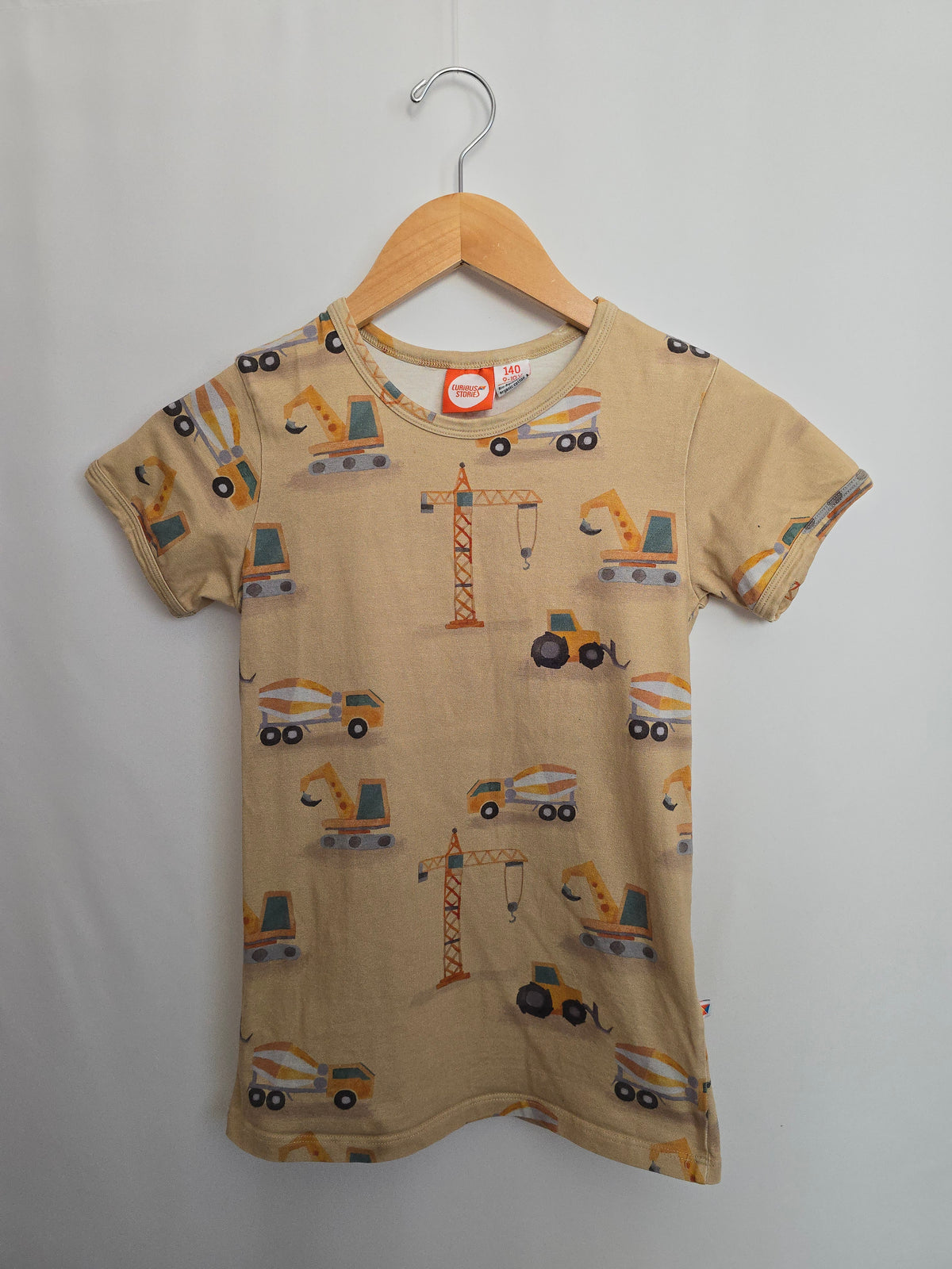 Curious Stories Construction Tee • 9-10 years