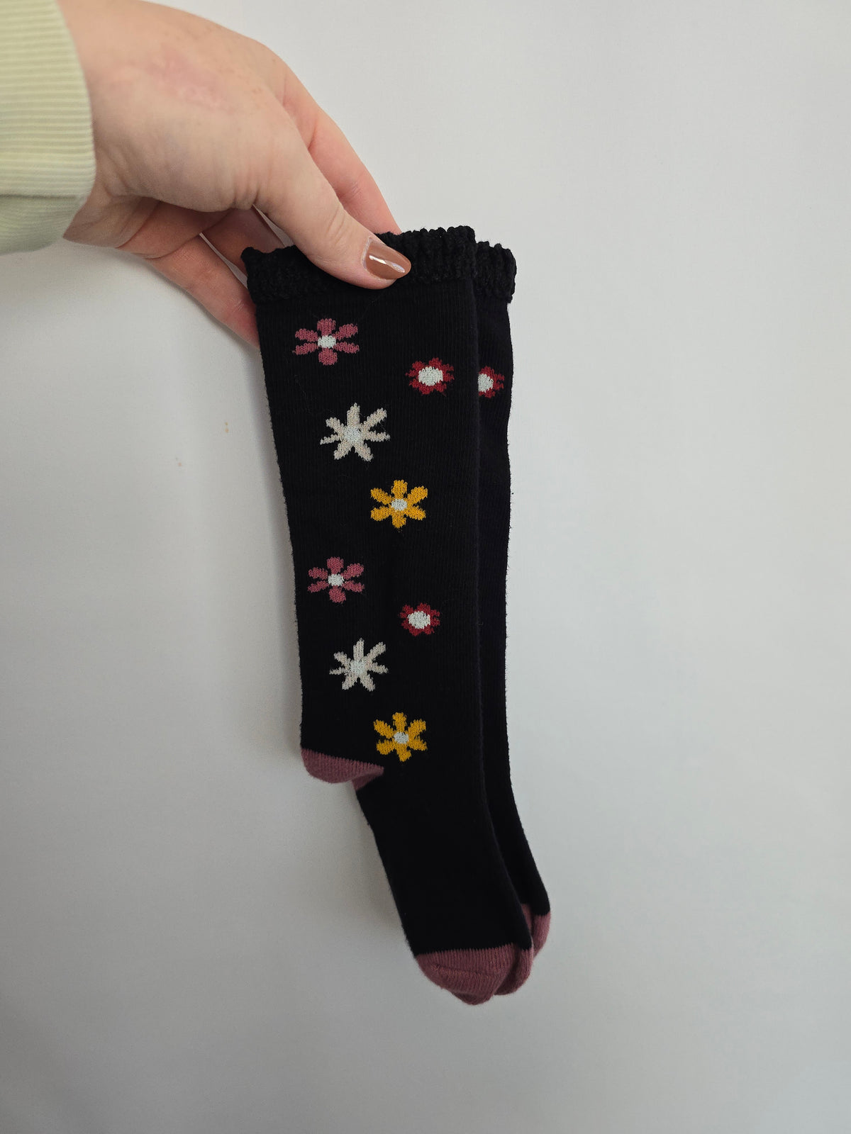 Little Stocking Co Floral Knee High Socks • 2-4 years