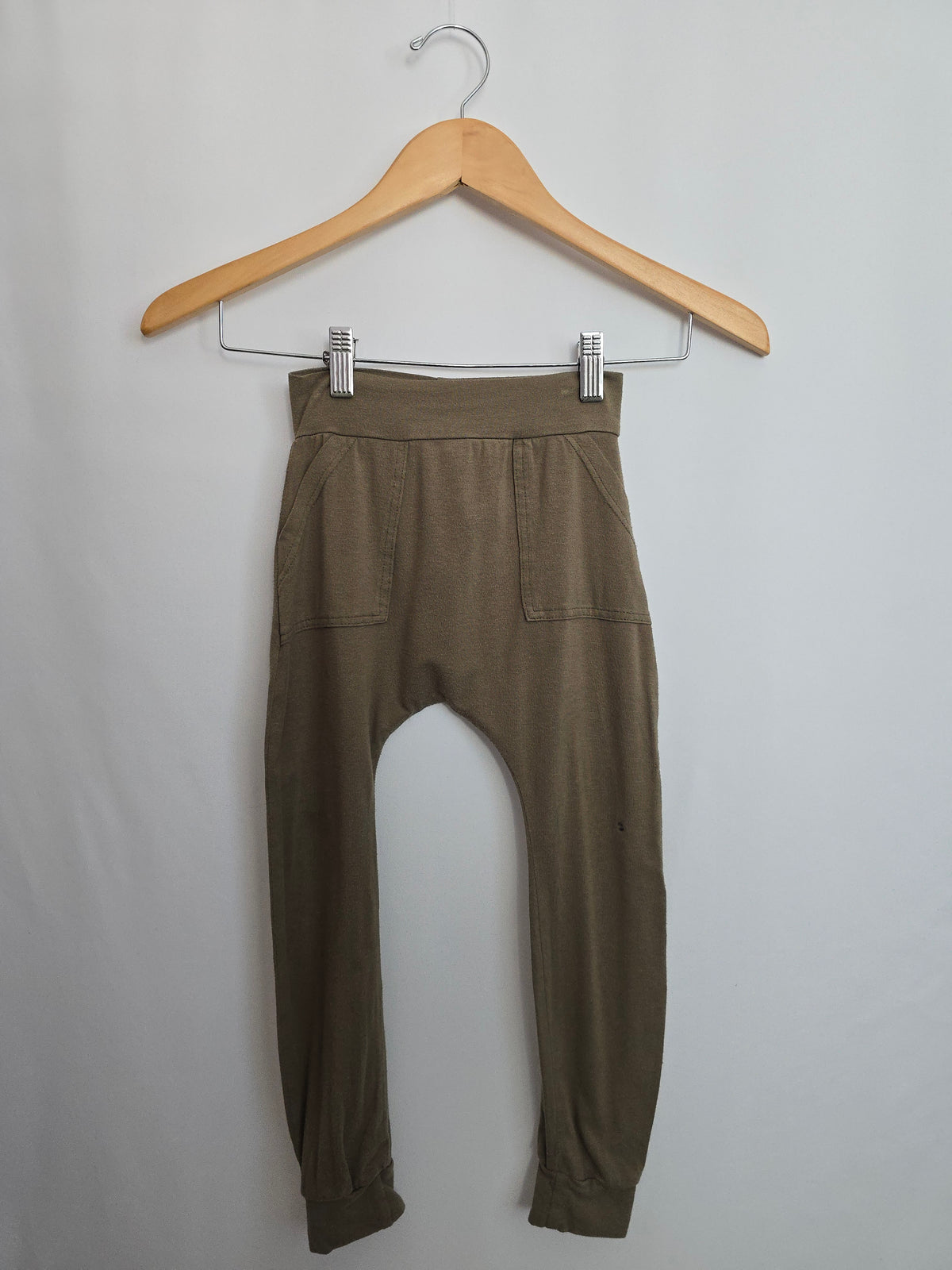 PLAY Tiny Button Apparel Harems Moss • 5-6 years