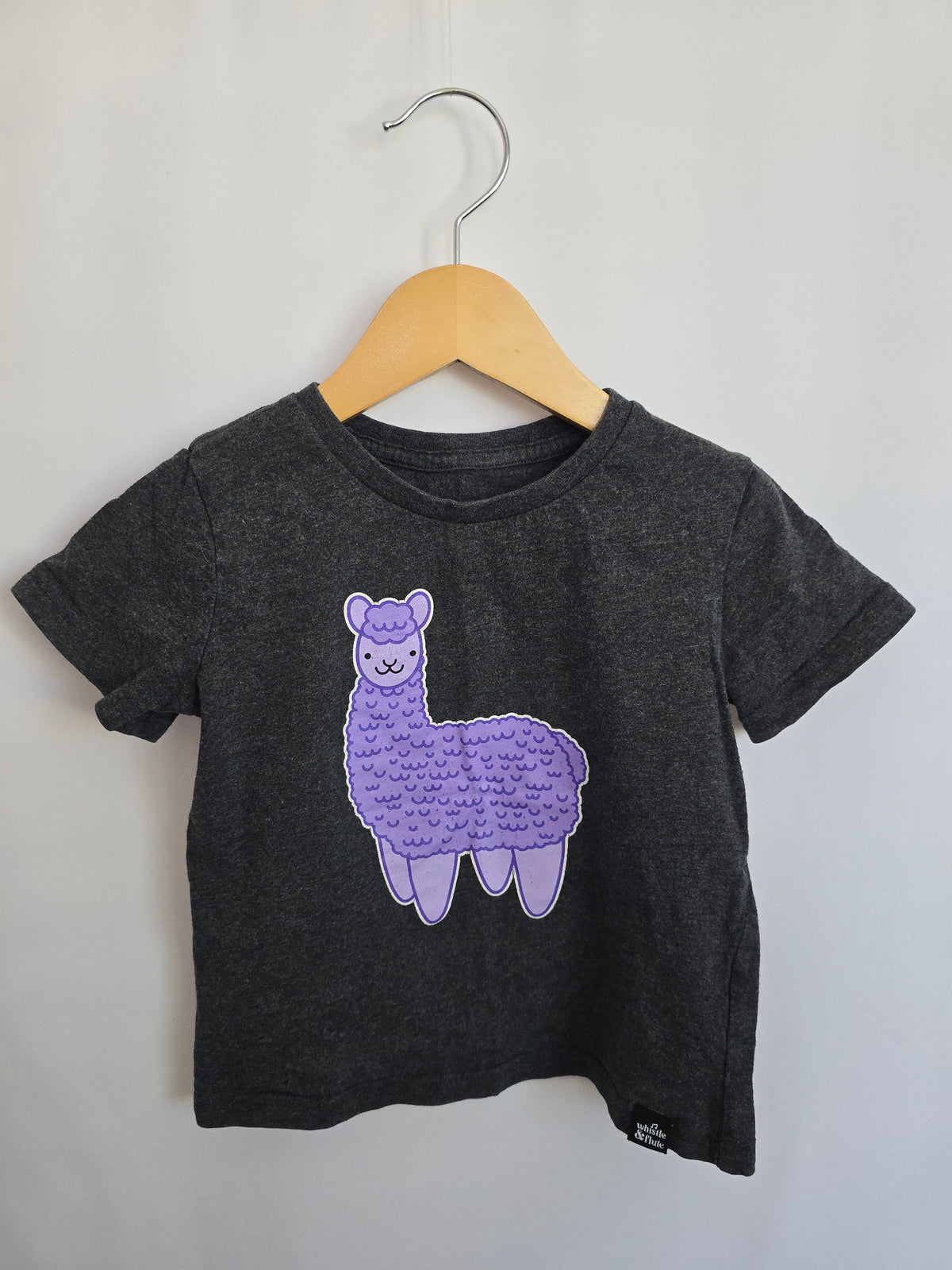 Whistle & Flute Llama Tee • 1-2 years
