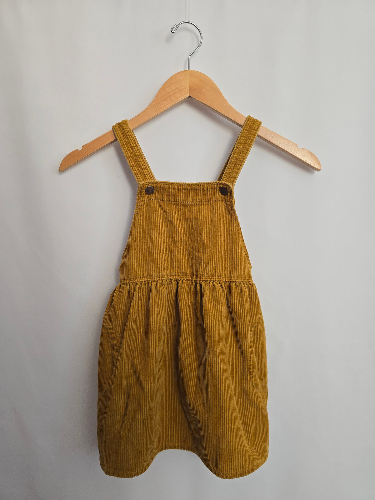 Zara Honey Cord Jumper Dress • 4-5 years